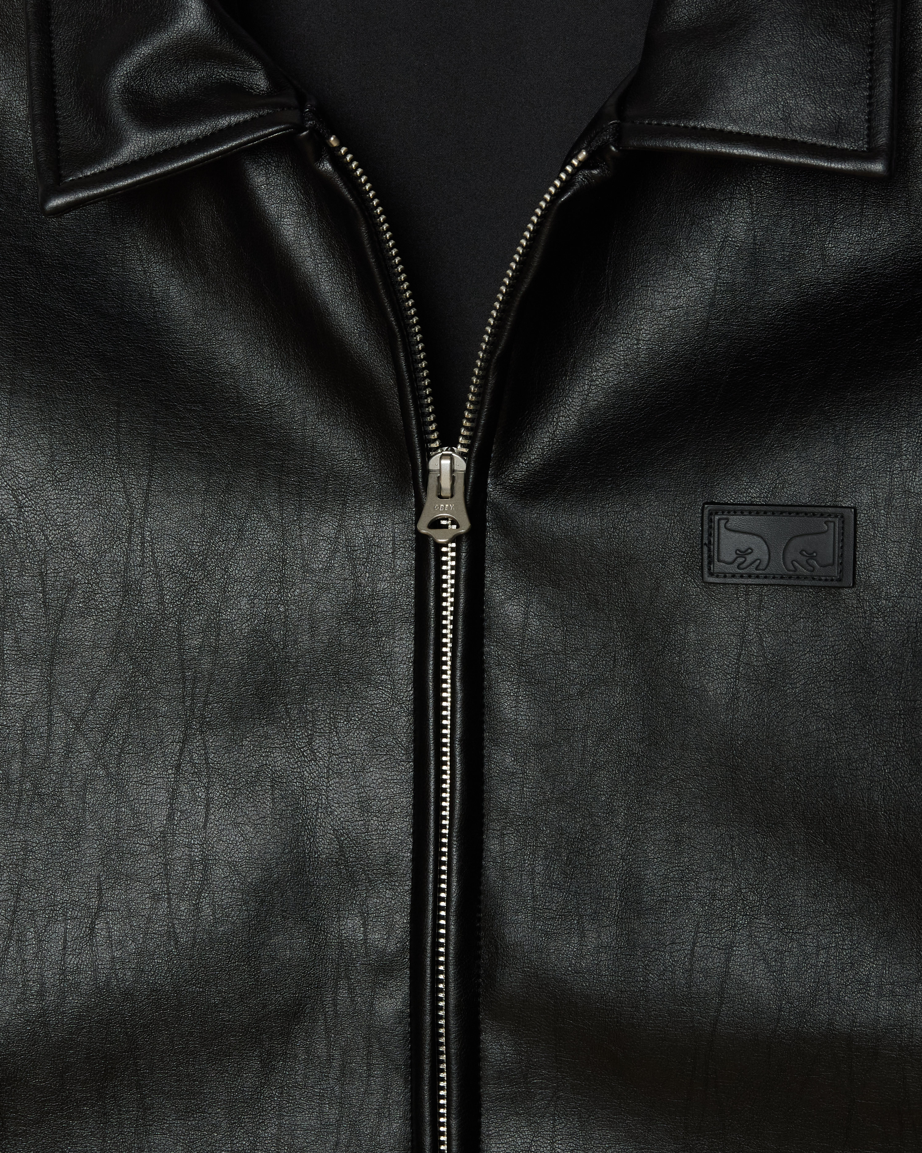 Obey Workman PU Jacket Herren Utility Jacke schwarz